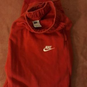 Nike- Red Nike Joggers Male Jogging Pants- Size “M